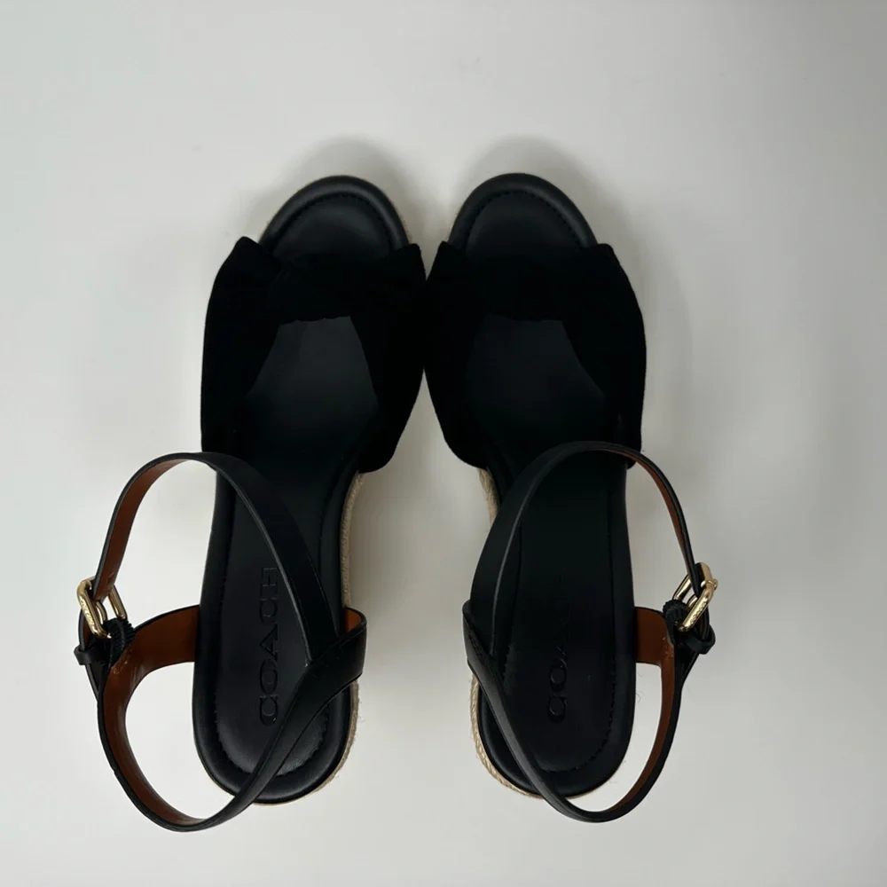 COACH Wedges Size 8.5 - Picture 6 of 8